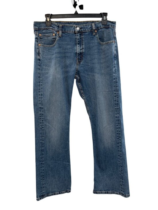 Levis Other - Levis 527 Slim Bootcut Jeans Mens 38x30 Used Blue Stretch Denim